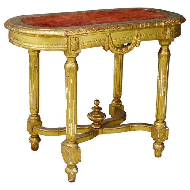 Wood Antique Giltwood Console For Sale - Image 7 of 7