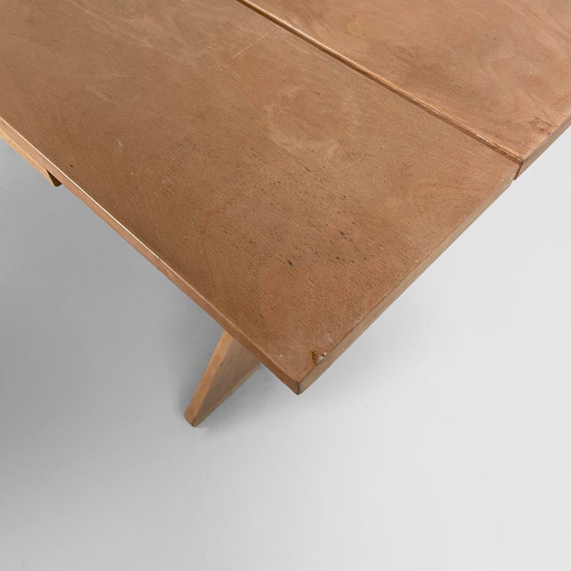 1980s Italian Modern Wood Crate Dining Table by Gerrit Rietveld for Cassina, 1980s For Sale - Image 5 of 18