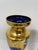 Signed Antique Moser Karlsbad Cobalt & Gilt Enamel Art Glass Garniture Set, 3 Pieces, Circa 1900 For Sale In Seattle - Image 6 of 11