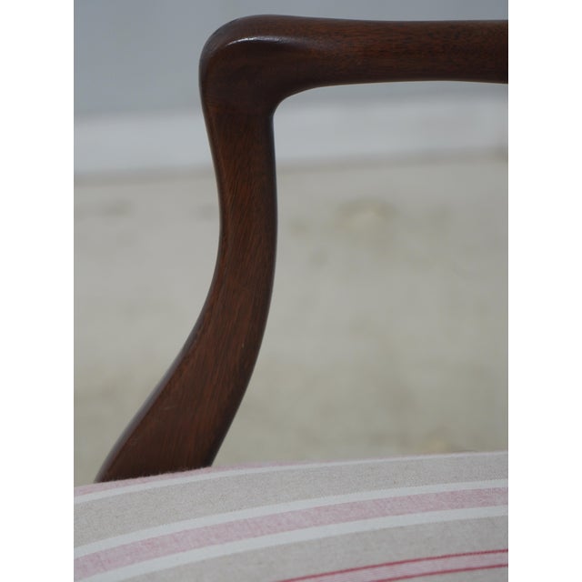 Pair of Kittinger Mahogany Queen Anne Style Arm Chairs For Sale - Image 14 of 18