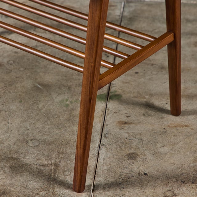 Mid-Century Modern Ico Parisi Style Two-Tier Side Table For Sale - Image 3 of 12