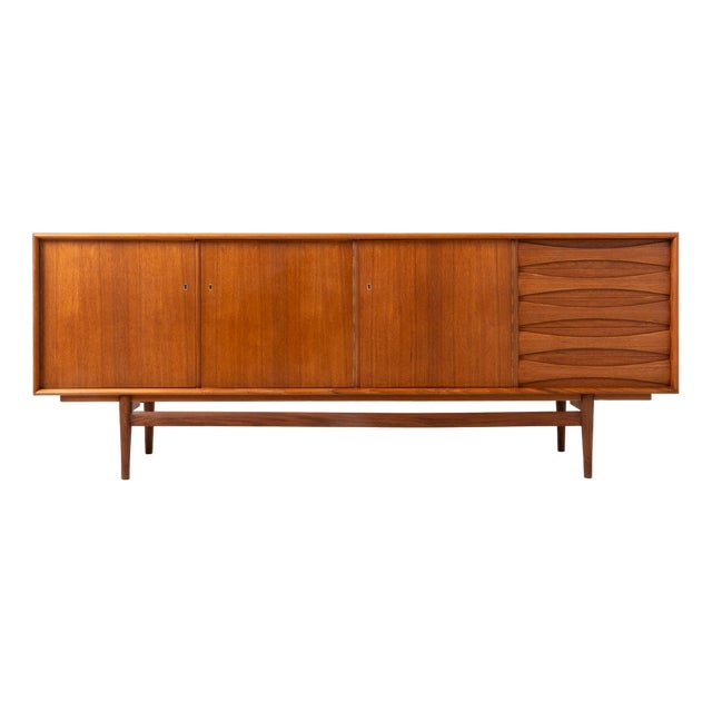 Teak Sideboard by Sven Andersen, 1950s For Sale