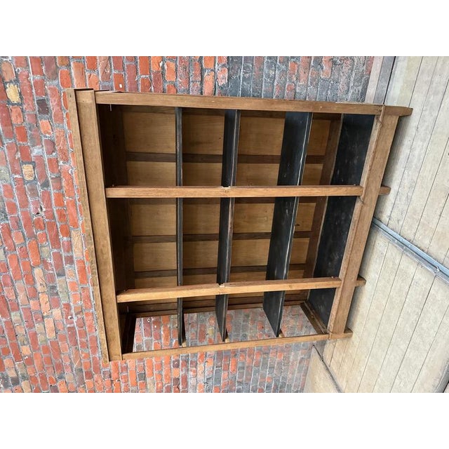 Wood Store Display Cabinet, 1940s For Sale - Image 7 of 14