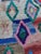 Multicolor Diamond Handwoven Wool Moroccan Boujaad Rug For Sale - Image 12 of 12