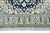 Blue Hand-Knotted Nain 9la Oriental Rug 195 X 120 Cm Fine Wool & Silk, Medallion, Blue-Beige For Sale - Image 8 of 13