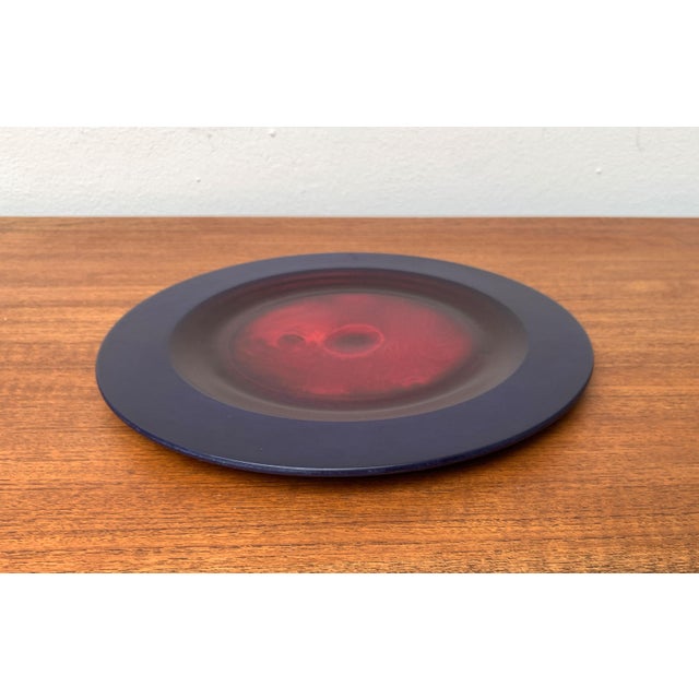 Vintage Finish Birch Deco Plate from Tailio Design, Finland, 1970s, in Very Good conditions. Designed 1970 to 1979 This...