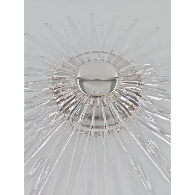 2020s Quincy Flush Mount Light Fixture 17.5” Diam by Chapman Myers for Visual Comfort For Sale - Image 5 of 8