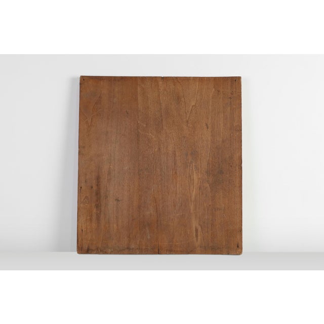 Religious Carved Wooden Agnus Dei Panel, France, 1800s For Sale - Image 10 of 11