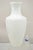 Modern Large White Cased Blown Glass 30" Floor Vase Vessel. Believed to be late 20th Century. Measurements: 30.5" H x 15"...