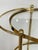Century Italian Brass 3 Tier Bar Cart, With Glass Shelves, 1970s For Sale - Image 4 of 16