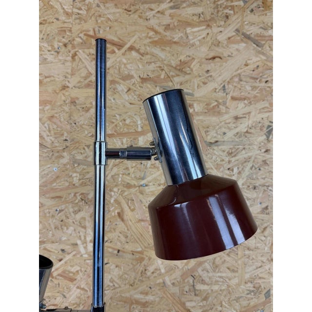 Vintage Space Age Floor Lamp in Metal, 1960s For Sale - Image 6 of 18