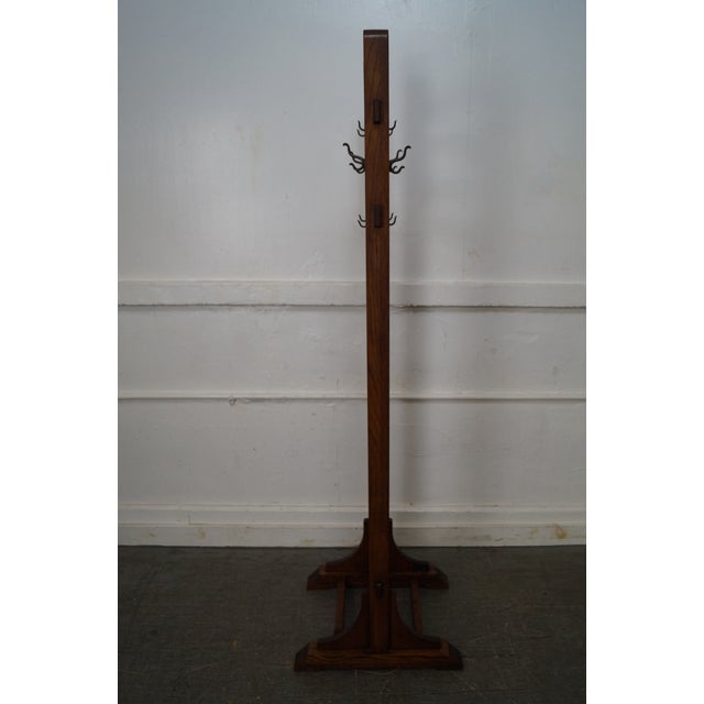 Stickley Antique Mission Oak Double Costumer Coat Rack Chairish