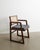 French Mid-Century Wooden Box Dining or Office Chair in Teak & Rattan by Pierre Jeanneret, 1950s For Sale - Image 6 of 8