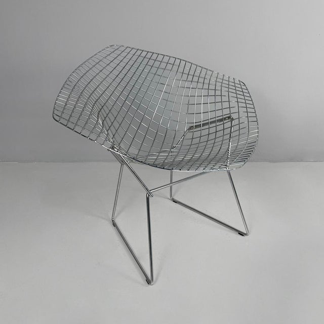 Italian Postmodern Diamond Armchair by Harry Bertoia for Knoll, 2004 For Sale - Image 9 of 18