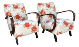 Example of Jindrich Halabala Club Chairs