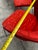 Metal Vintage Collection of Red Abstract Coalesse Steelcase Dining Chairs For Sale - Image 7 of 12