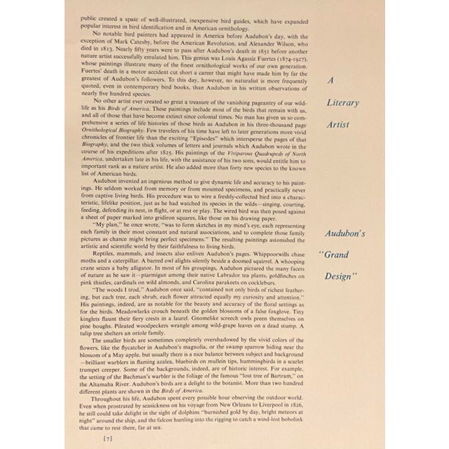 Yellow The Audubon Folio Original Print Summer Wood Duck John James Audubon Great Birds 1964 Double Giltwood Rope Framed Linen Matte. For Sale - Image 8 of 9