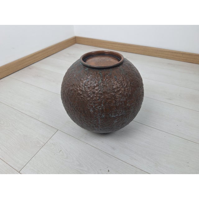 Copper Vase by Gio Ponti for Nino Ferrari, 1950s For Sale - Image 10 of 12