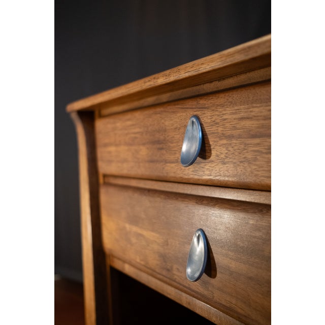 Beautiful Keller Furniture Company “Valkerie” nightstand, designed by renowned American designer Edmond J. Spence and...