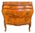 Vintage Goldsmith's of Harrisburg Pa Parquetry Bombe Commode | Louis XV Style Figured Wood 4-Drawer Chest For Sale