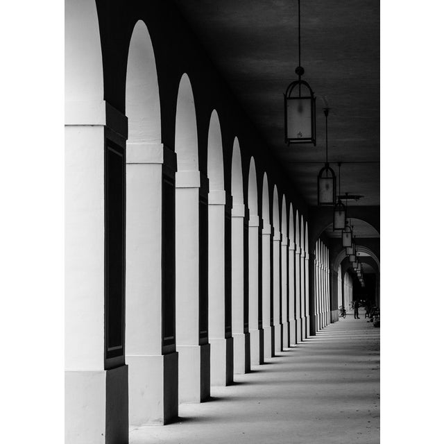 Contemporary Set of 6 - 'Arches' #2 Framed Contemporary Black and White Gallery Wall of Photographs Installation For Sale - Image 3 of 9