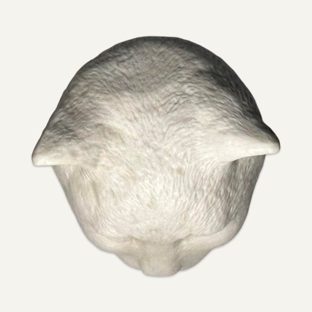 Ceramic Kiki Smith, Cat 1999, High Fired Porcelain With Glazed Interior For Sale - Image 7 of 8