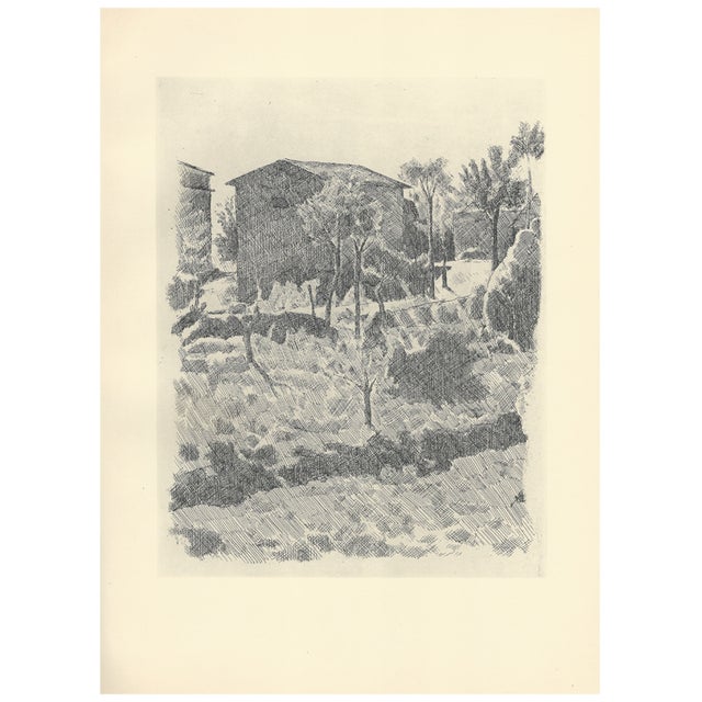 Giorgio Morandi, Poggio in the Morning, 1927-1957, Lithograph For Sale