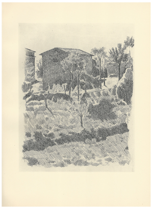 Morandi, Poggio in the Morning, 1957, Lithograph