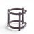 Mid 20th Century Roger Sprunger for Dunbar Mid Century Mahogany and Glass Top Side Table For Sale - Image 5 of 7