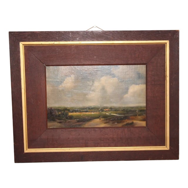 Dutch Artist, Landscape, Late 19th Century, Oil Painting, Framed For Sale