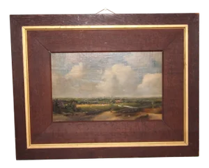 Dutch Artist, Landscape, Late 19th Century, Oil Painting, Framed