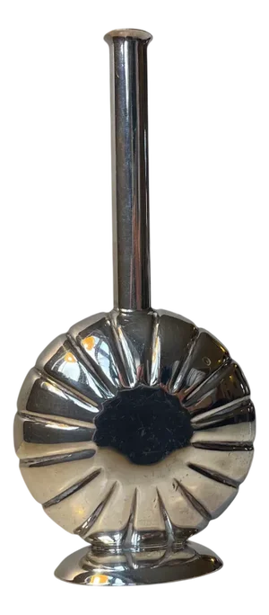 Art Deco Silver-Plated Single Flower Orchid Vase, 1940s
