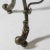 Metal Double Ottoman Iron ScrolledUpholstered Stools For Sale - Image 7 of 8