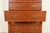 Brown Baker Furniture Georgian Carved Walnut and Burl Wood Seven-Drawer Highboy Dresser, Circa 1960s For Sale - Image 8 of 15