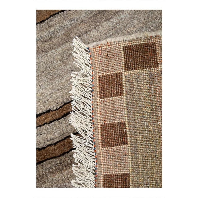 Traditional Pasargad Animal Persian Gabbeh Rug For Sale - Image 3 of 4