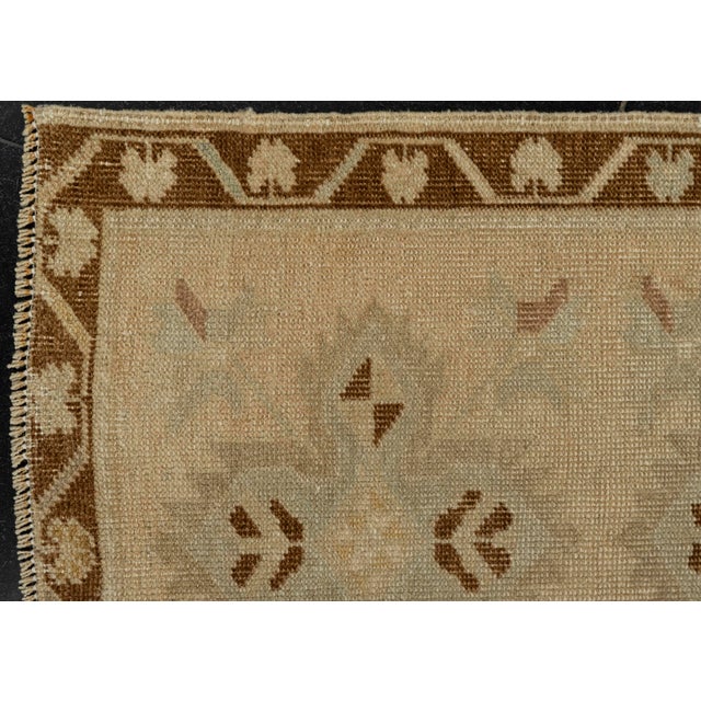 Early 21st Century Turkish Mini Rug Oriental Hand Knotted Vintage Rug 1'9" x 3'1" #21283 For Sale - Image 5 of 8