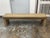 Rustic Theo Eichholtz for Restoration Hardware Reclaimed Oak Parsons Bench For Sale - Image 3 of 12