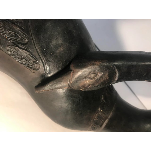 1980s Vintage Austin Productions Faux Bronze Goose For Sale - Image 5 of 8