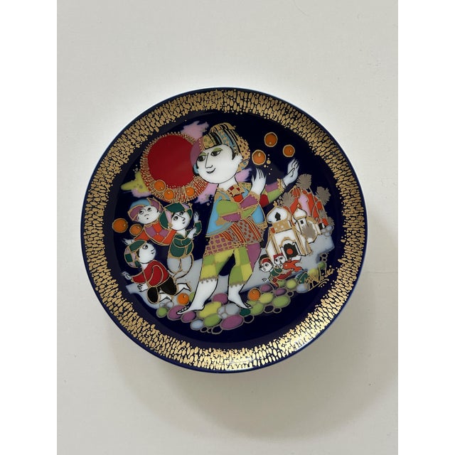 Aladdin Plate No. II by Bjørn Wiinblad for Rosenthal, 1970s For Sale - Image 6 of 6