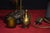 Art Nouveau Bronze Figural Table Lamp with Curved Glass Shade attributed to Luca Madrassi, 1920s For Sale - Image 13 of 16