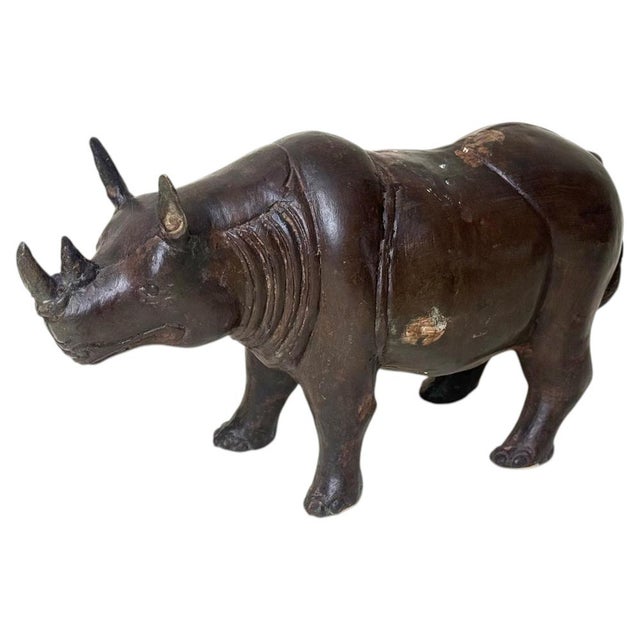 Handcrafted Bronze Rhinoceros Sculpture, 1960s For Sale - Image 15 of 15