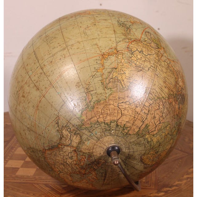 Large Terrestrial Globe from by Handels Und Verkehrsglobus For Sale - Image 6 of 13