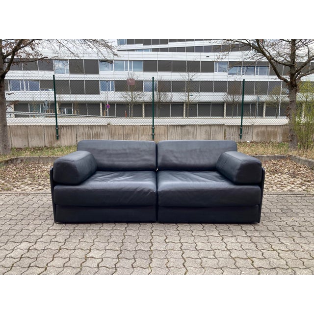 DS 76 Leather Sofa from de Sede, Set of 2 For Sale - Image 15 of 15
