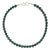 Ajd 19 Inch Faceted Emerald Matrix Necklace May Birthstone For Sale