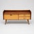 Vintage Low Sideboard Hallway Cabinet with Flap and 2 Drawers For Sale - Image 5 of 6