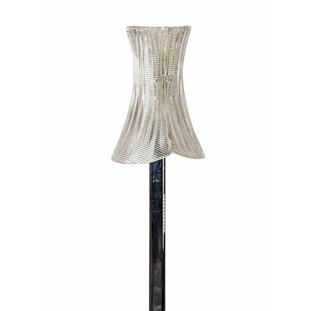 Vintage Floor Lamp in Murano Glass and Metal, Italy, 1970s For Sale - Image 4 of 5