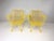 Pair of "Sculptura" Collection Chairs by Russell Woodard. These organically shaped wire mesh chairs are from the iconic...