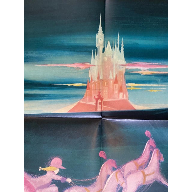 French Poster of the Cinderella Movie, 1950s For Sale - Image 6 of 11