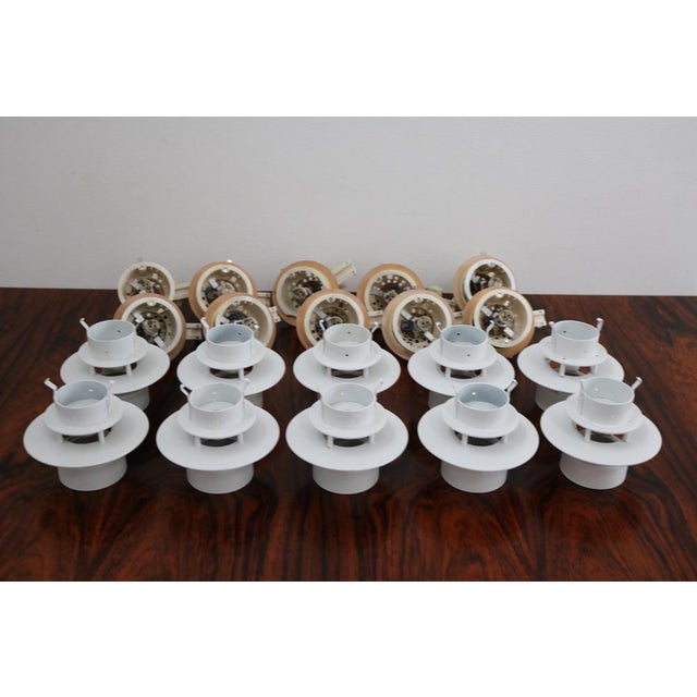 Metal Albertslund Orbit Mini Ceiling Light by Jens Møller Jensen for Louis Poulsen, 1980s For Sale - Image 7 of 9