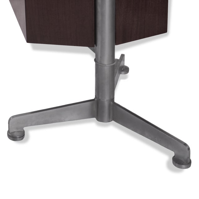 Wood Osvaldo Borsani 'T-96' Boomerang Desk For Sale - Image 7 of 10